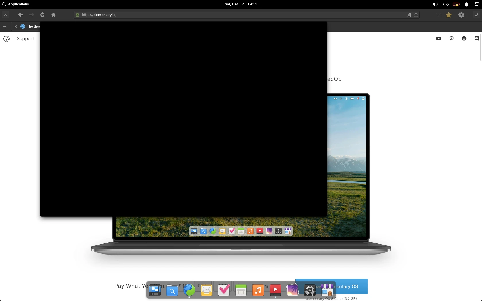 Capture de elementary OS