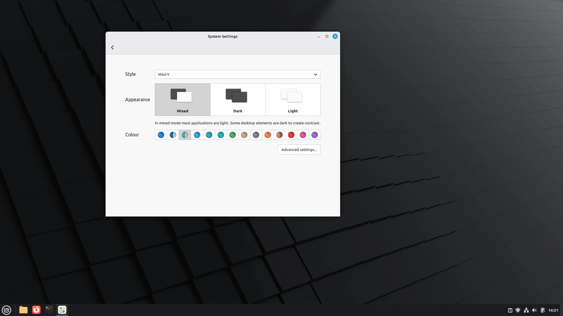 Capture de Linux Mint