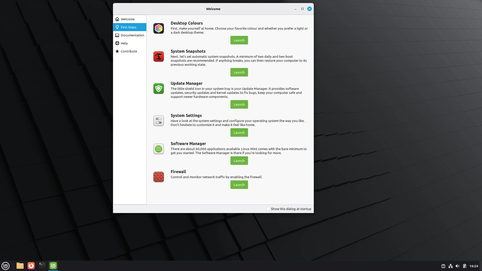 Capture de Linux Mint