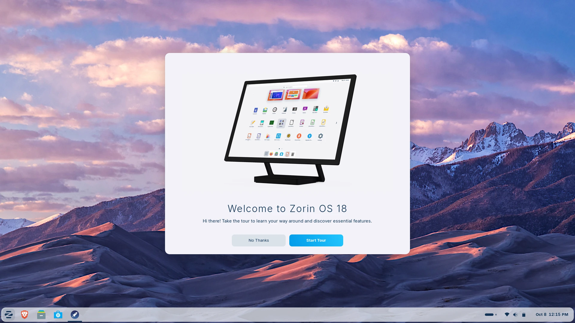 Capture de Zorin OS